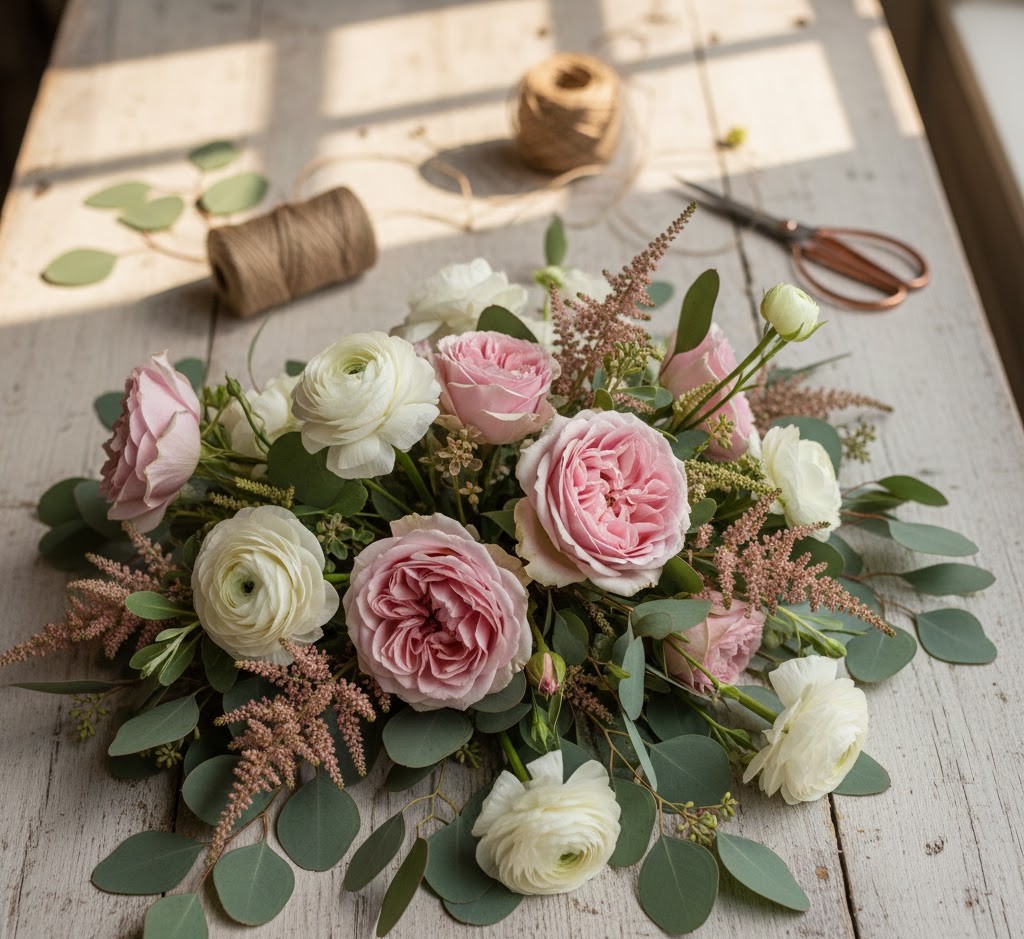 Kukkakimppu esimerkki 6